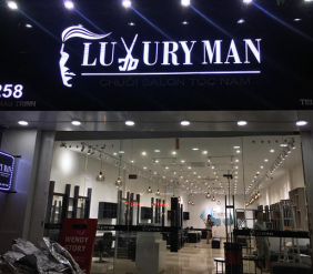 THIẾT KẾ BẢNG HIỆU ĐÈN DÀNH CHO TIỆM CẮT TÓC